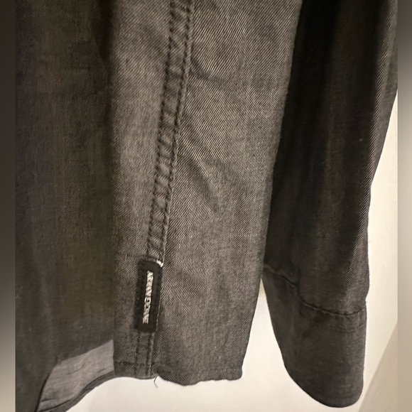 Armani Exchange Men’s Dress Shirt- Size Extra Large- Black w/ Darker Black Trim. - Picture 3 of 6